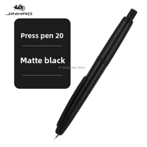 JINHAO 20 Press Penna Stilografica Retrattile EF/F Pennino in Plastica con Clip Materiale Scolastico PK 10 A1 Cancelleria Scrittura Convertitore di Inchiostro 1
