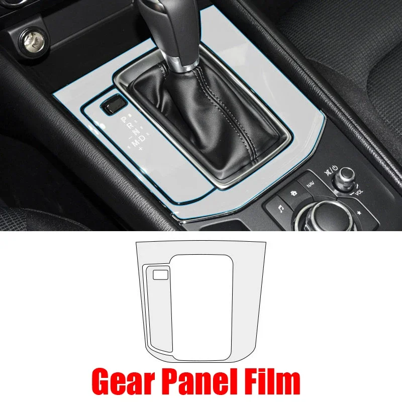 Pellicola in Tpu per Mazda CX5 CX-5 2017-2023 adesivo per interni auto Console centrale Gear Touch Screen cruscotto porta finestre pannello di sollevamento 6