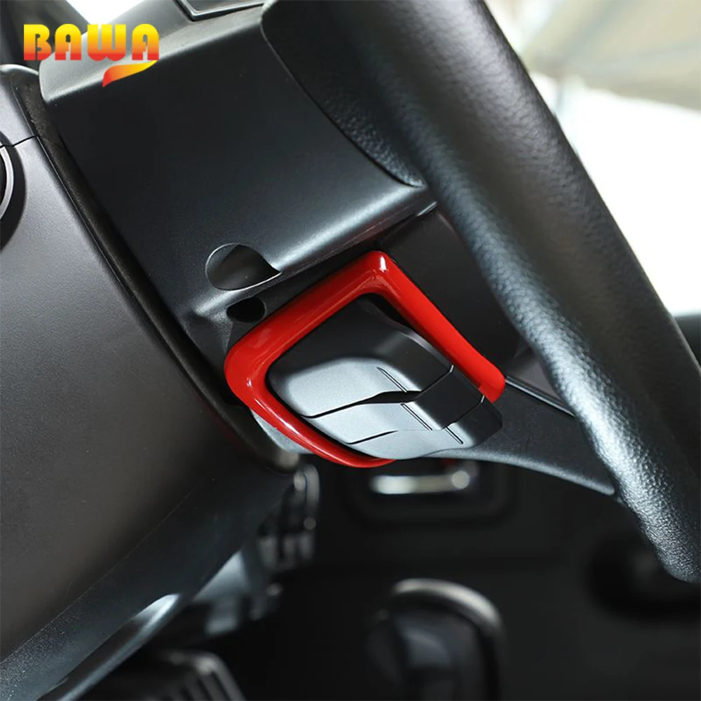BAWA ABS Car Phone Button Trim Frame Cover per Suzuki Jimny 2019 2020 2021 2022 2023 2024 accessori interni per auto 2