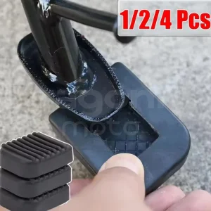 1/2/4 pezzi poggiapiedi moto pad in gomma morbida per piastra di base scooter cuscinetti antiscivolo staffa di base moto estensione piede 1