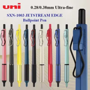 Uni SXN-1003 JETSTREAM EDGE Penne a sfera Penna da uomo di lusso ultrafine, annotazioni di piccole parole Scrittura fine Cancelleria giapponese 1