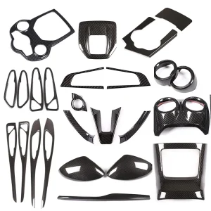 ABS In Fibra di Carbonio Per Alfa Romeo Stelvio 2017-2020 Interni Auto Trim Adesivo Accessori Auto Modifica Car Styling 1