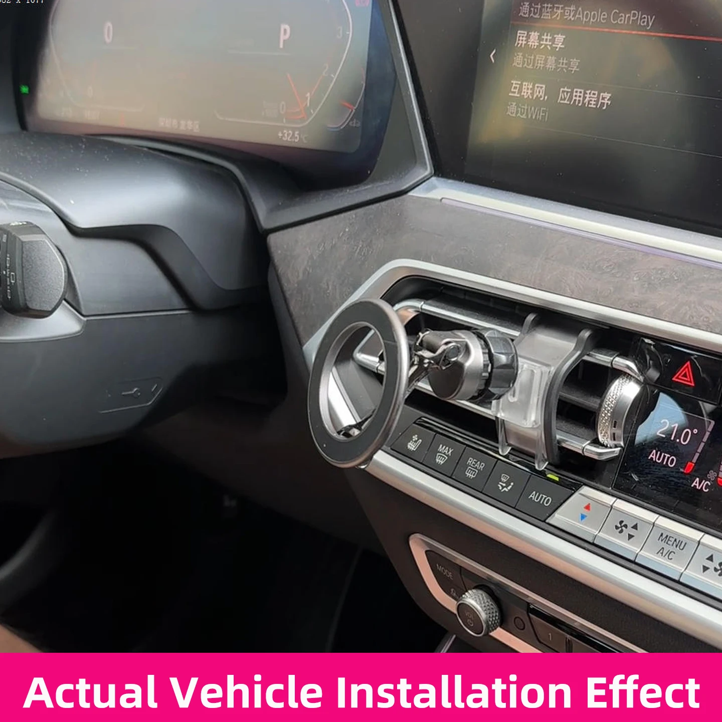 2020-2025 Per BMW 2 3 4 Serie G20 G22 G26 Magnetico Z4 Supporto Del Telefono Per Auto Caricatore Senza Fili Gravity GPS Del Basamento accessori interni 5