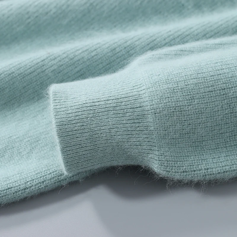 Autunno inverno spesso 100% visone Cashmere maglione collo a scialle da uomo cerniera Pullover lavorato a maglia Casual Business Warm Menswear top 6