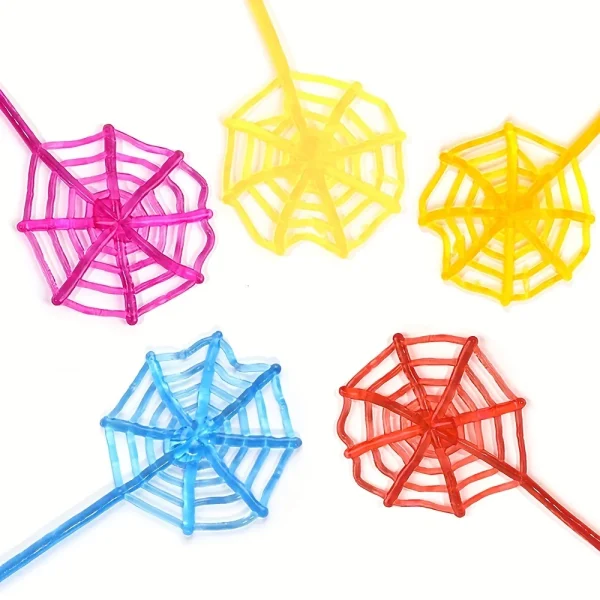 Divertente ragnatela appiccicosa giocattolo favore mani appiccicose giocattoli festa di compleanno regalo di forniture per feste di carnevale di Halloween 1