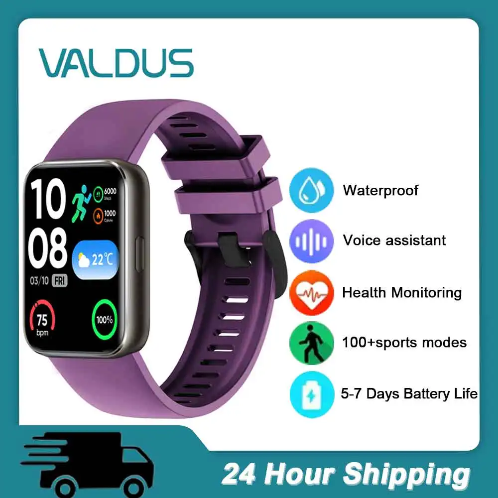 VALDUS VS13 Smartwatch Uomo Donna Frequenza cardiaca Sport Fitness Assistente vocale impermeabile Chiamata BT 2025 Nuovi orologi intelligenti per Xiaomi 1