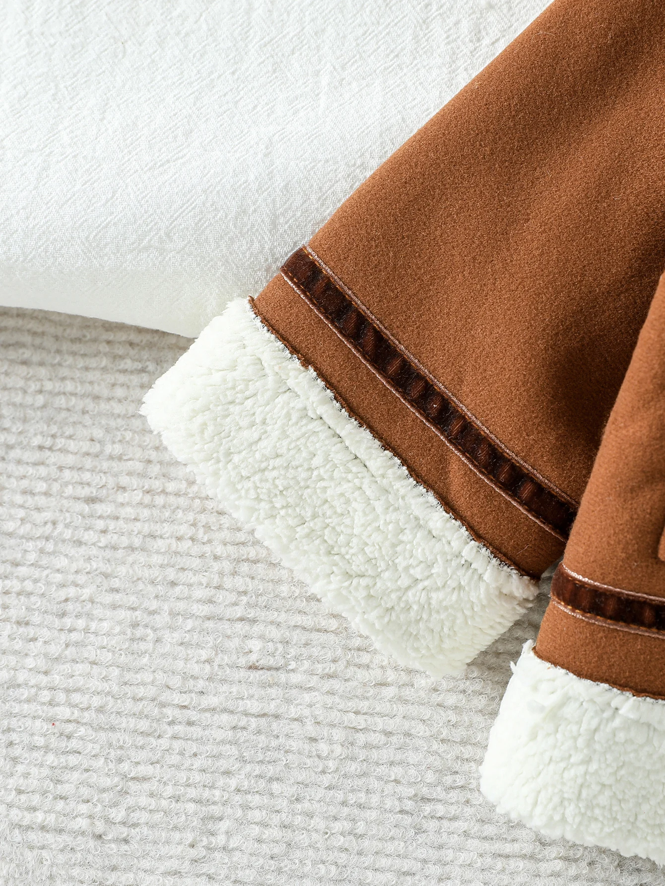 2025 Neonati maschi Autunno Inverno Manica lunga Giacche calde Moda Capispalla in pile Coreano Spessore cerniera per 1-3 anni Cappotto di vestiti 5