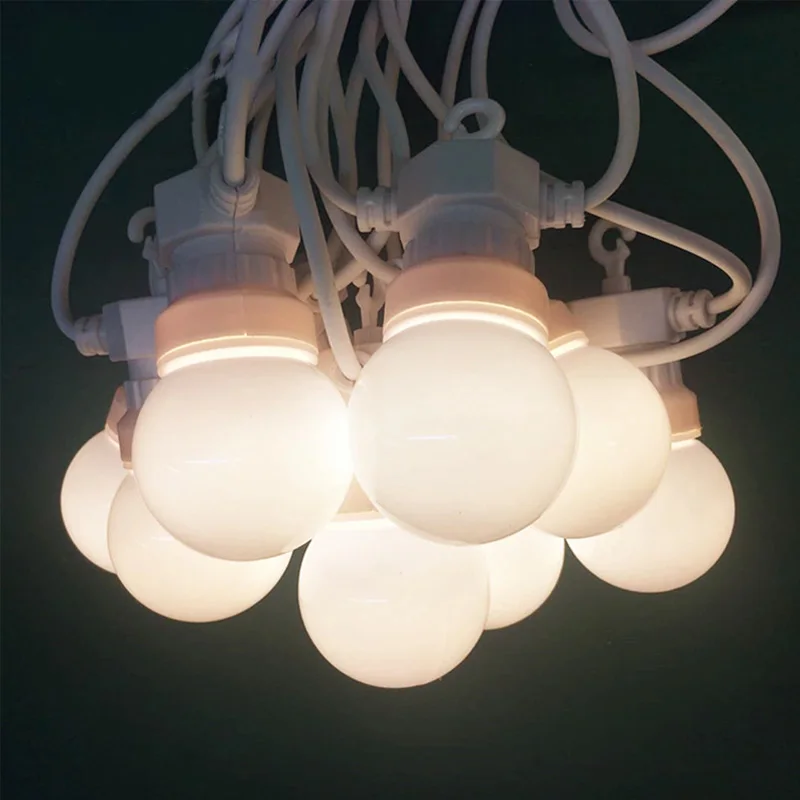 Ghirlanda LED per esterni G50 Globo Light Illuminazione da patio String Lampadine Decorazione per feste di nozze Tenda Spina Alimentazione Illuminazione da campo 3
