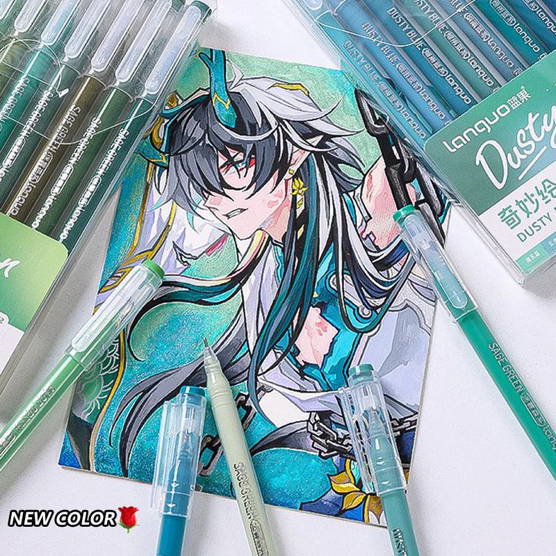 9/45/72/99 colori/set penna gel neutra multicolore 0,5 mm manuale colorato penne studente scrittura pittura disegno arte di cancelleria 3