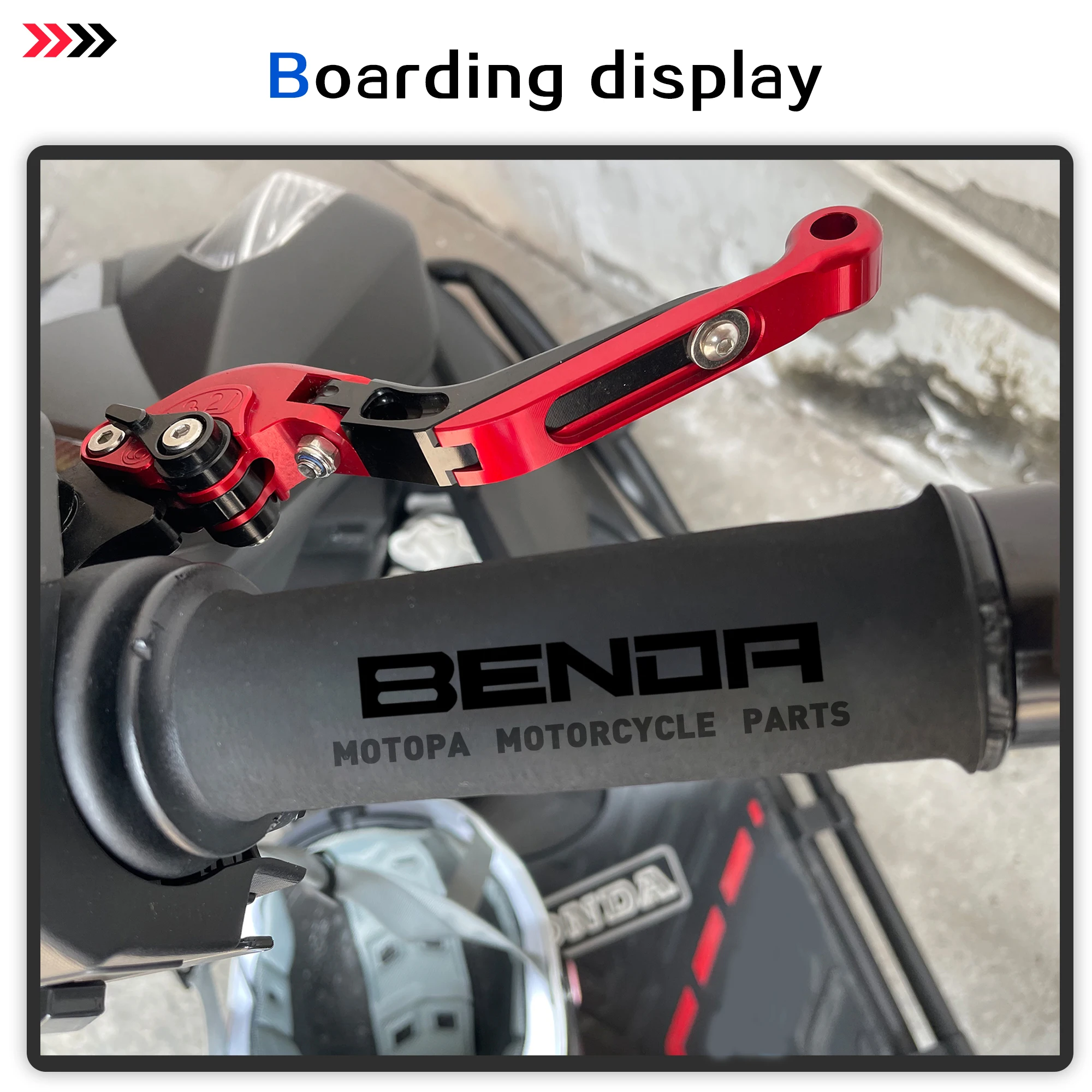 Moto universale BD300 antiscivolo termoretraibile manopole manubrio copertura freno per Benda BD300 BD 300 3
