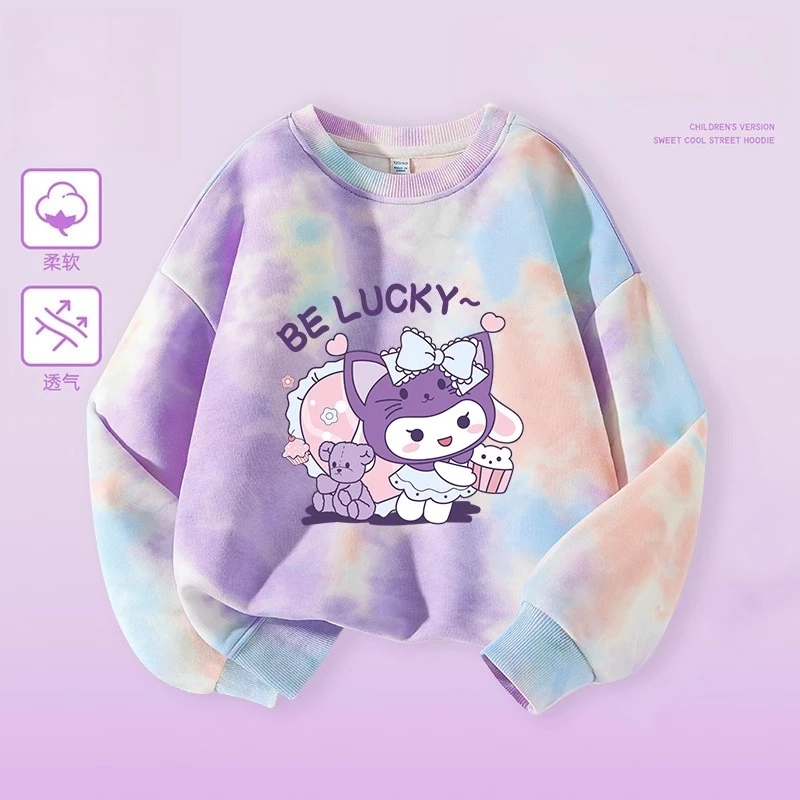 Vestiti della ragazza Set Autunno Kid Felpe Pullover Cartoon Tie-dye Top e Pantaloni 2 pezzi Vestito Bambini Dolce Tute Camouflage Outfit 6