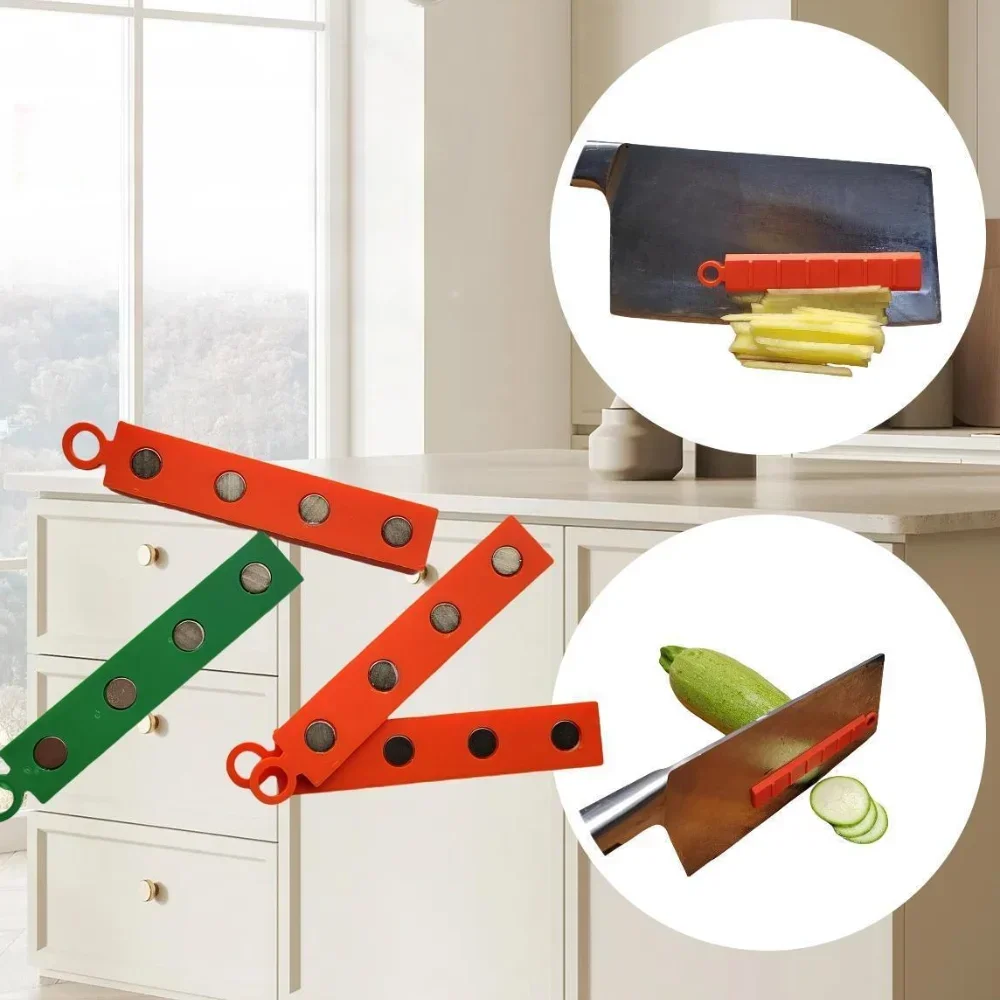 Tagliare le verdure coltello antiaderente dio cucina domestica Silicone magnetico taglio verdure cucina antiaderente strumenti creativi 5