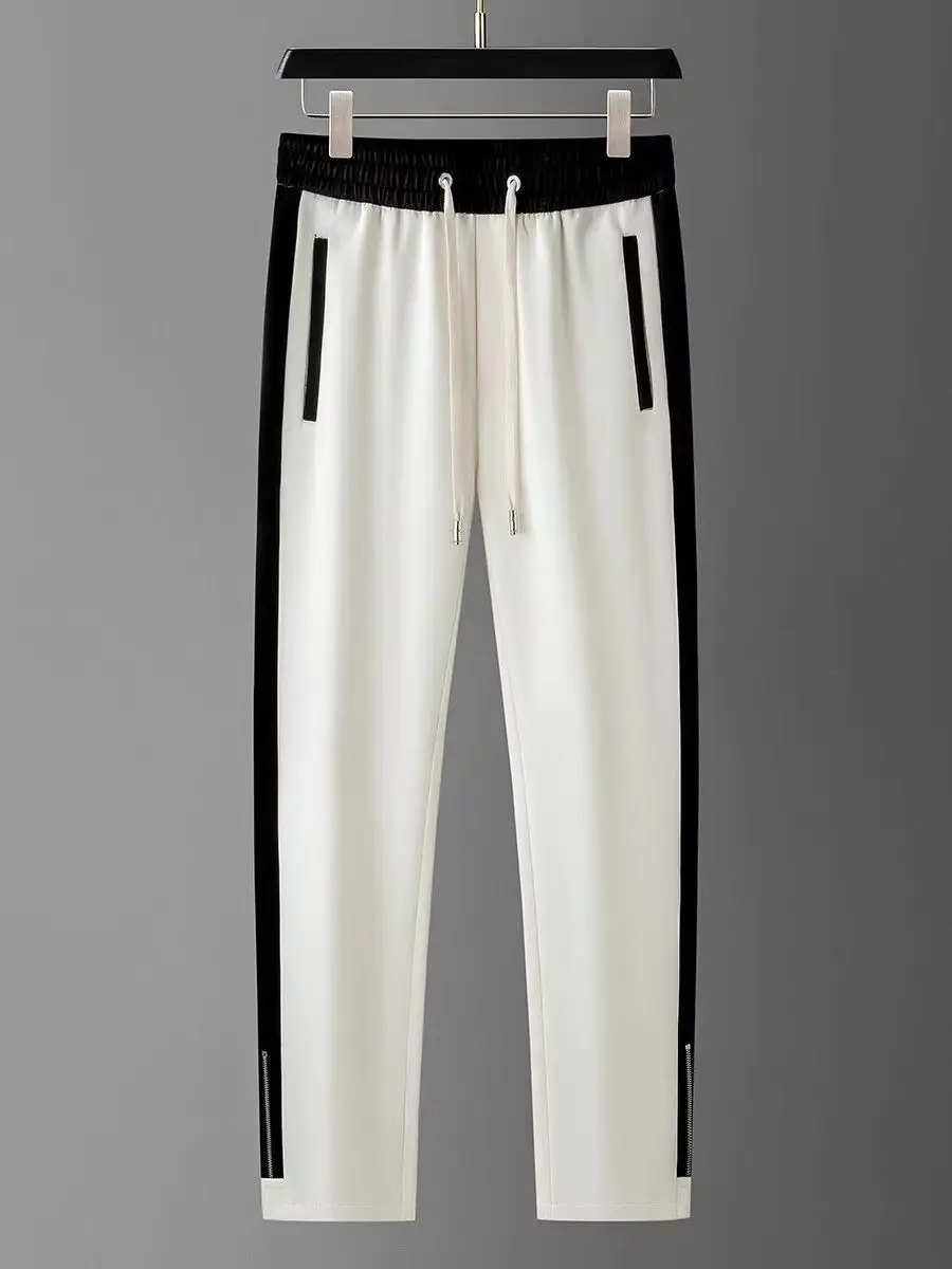 Pantaloni casual autunno inverno Uomo Fitness Abbigliamento sportivo Pantaloni da tuta Pantaloni sportivi skinny Pantaloni di cotone Pantaloni da pista 6