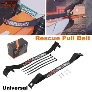 JFG Racing Anteriore Posteriore Cinghia di Salvataggio Pull Sling Guinzagli Per KTM 250 350 400 450 500 XCF XCW XCFW SXF EXCF EXC SMR Moto 1
