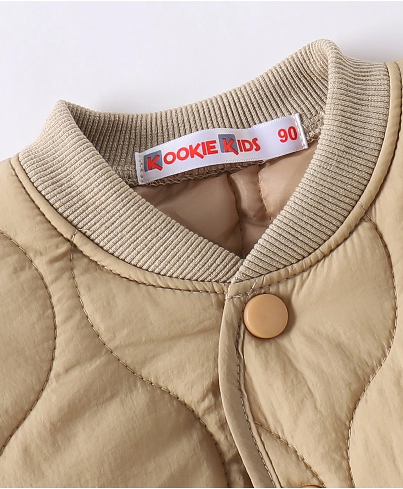 Giacca in cotone leggero monopetto tinta unita primaverile e autunnale per neonati e bambini piccoli, ragazzi e ragazze 3