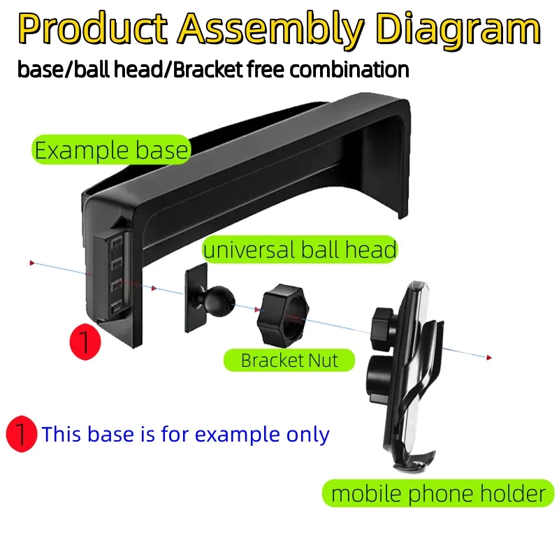 Per Volkswagen ID3 ID4 ID.Buzz 2025 12.9 "Schermo di Infotainment Base fissa Caricatore Wireless Supporto per telefono per auto Accessori auto 3
