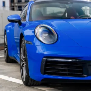 Adesivo per auto blu zaffiro ultra lucido Cambia colore Pellicola in vinile Confezione senza bolle Accessori per auto Decalcomanie autoadesive per auto 1