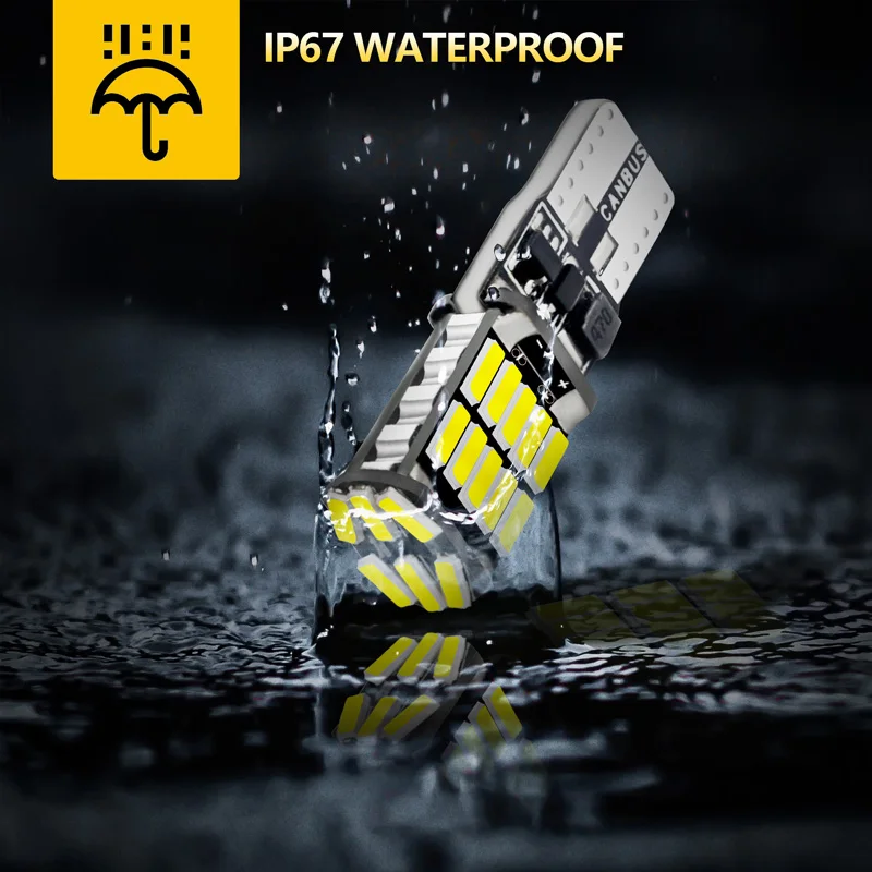 2/6/8/10 Pcs T10 Led Luci di ingombro per auto 194 W5W LED Canbus No Error Lampada di segnalazione 5014SMD Per interni auto Lampade Luce di lettura 5