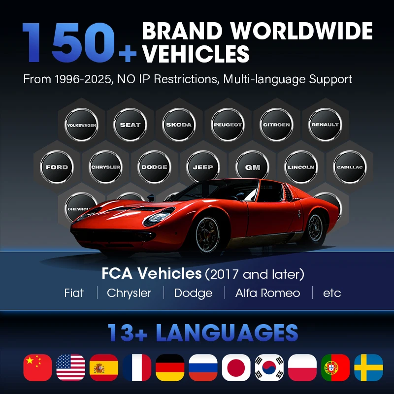 Autel MaxiCOM MK808S OBD2 Scanner Automotivo Strumento diagnostico per auto OBD 2 Scanner Test attivo Lettore di codici Strumento di codifica chiave 5