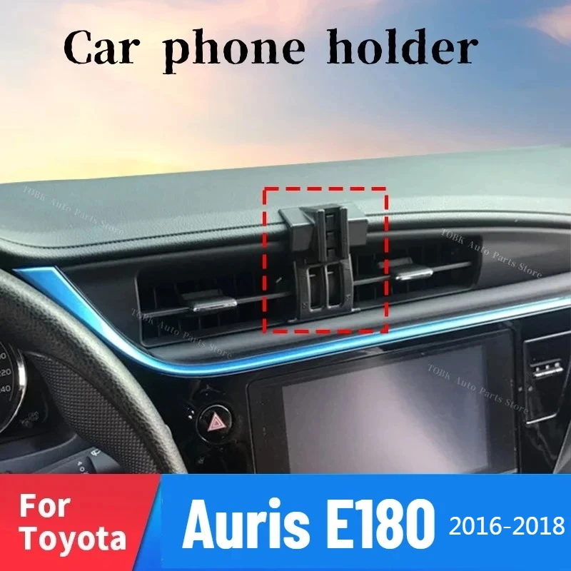 Supporto per telefono per auto magnetico per Toyota Auris E180 2016 2017 2018 Ricarica wireless Speciale base fissa Accessori per montaggio MagSafe 1