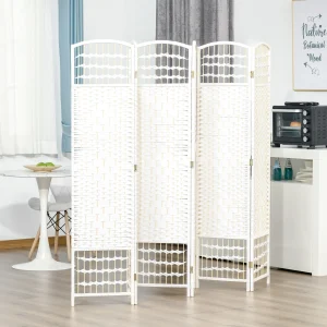 HOMCOM divisorio pieghevole a 6 pannelli 242x170cm per soggiorno 1