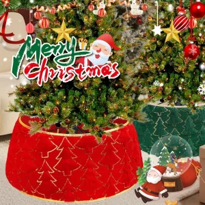 Buon albero di Natale gonna copertura base surround Natale Navidad decorazioni per feste per la casa ornamenti per il regalo di Capodanno 2026 1