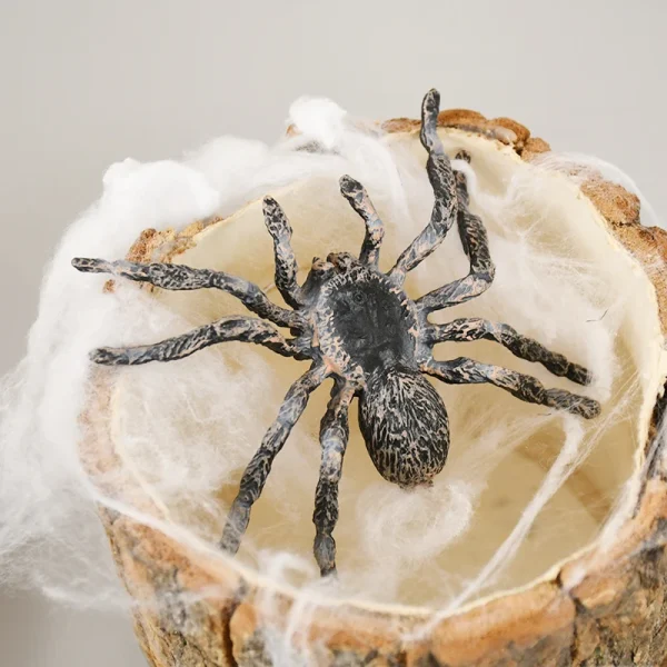 Realistico ragno insetto ingannevole scherzo scherzo giocattoli festa di Halloween decorazione della casa puntelli Horror plastica ragno artificiale regalo per bambini 3