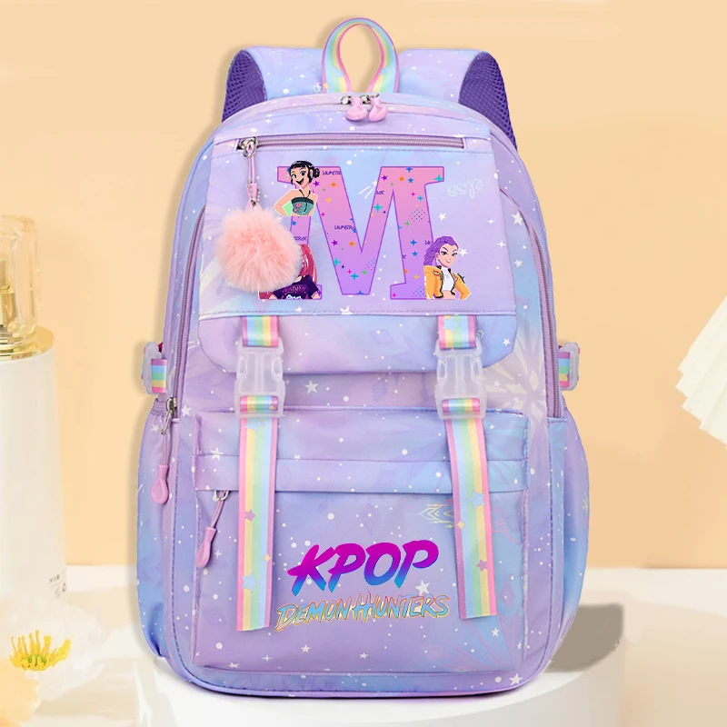 K-pop Demon Hunters Zaino di alta qualità Studenti Anime Moda Zaino Ragazzi Ragazze Libro Zaini di cancelleria Materiale scolastico 1