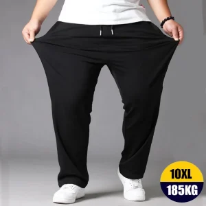 10XL Pantaloni da uomo Pantaloni da tuta da uomo larghi Uomo Casual Oversize Elastico in vita Pantaloni sportivi Abbigliamento maschile Abbigliamento sportivo Jogging 1