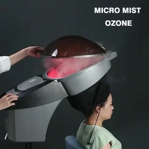 Salon Red/Blue LED Lights O3 Ozono Micro Mist Hair Steamer Professional 1