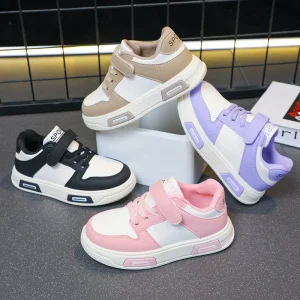 2025 Scarpe da tavolo casual per bambini Scarpe da ginnastica casual primavera autunno Scarpe sportive con suola morbida antiscivolo 1