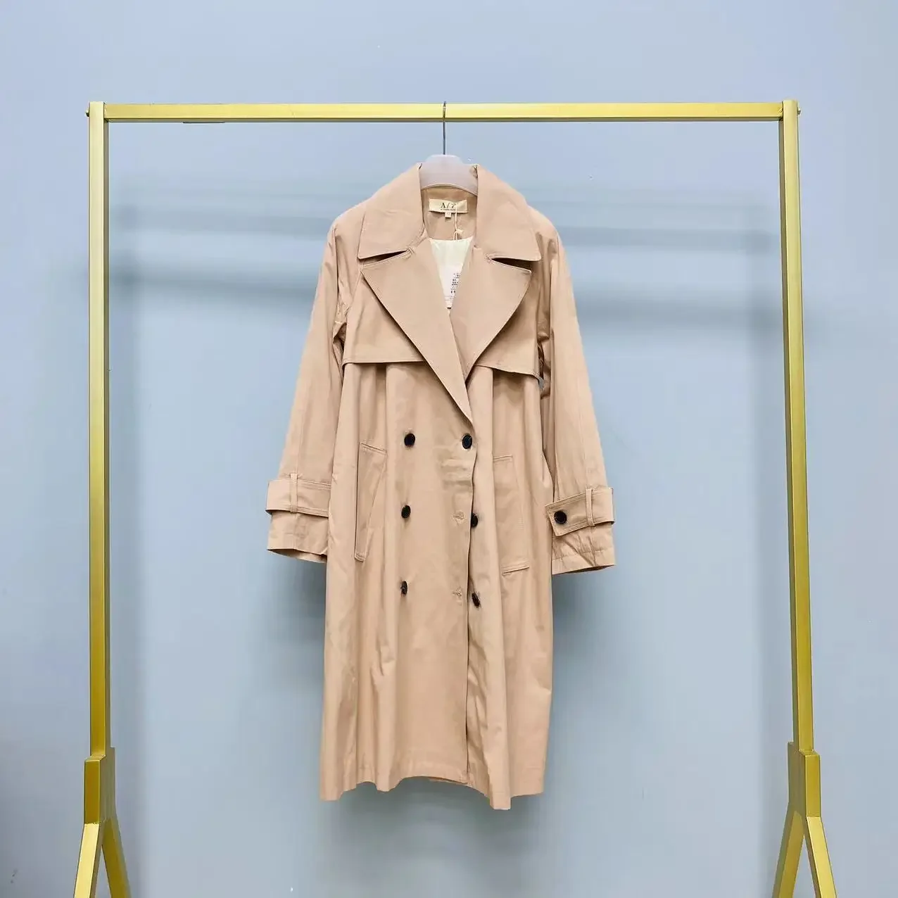 6895 Cappotto in cotone Manica intera Lunghezza Origine Cina Abbigliamento donna Giacca a vento Cappotto Capispalla da donna alla moda ed elegante 4