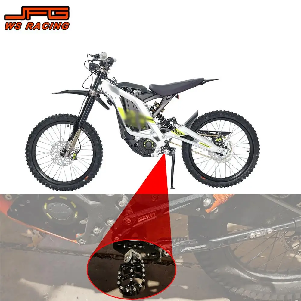 Per Surron CNC Pedale Moto Accessori Pedana Pedale Per Talaria Sting Sur Ron Lightbee CRF 150F 230F Bici Elettrica 2