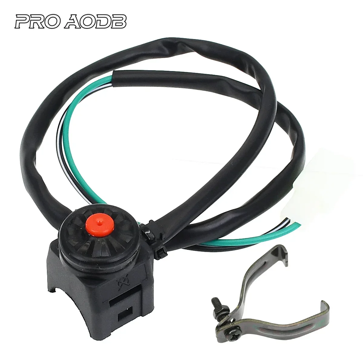 Durevole ATV Motocross Dual Sport Quad Start Horn Kill Off Pulsante interruttore di arresto Accessori moto Maniglia di controllo Interruttori moto 3