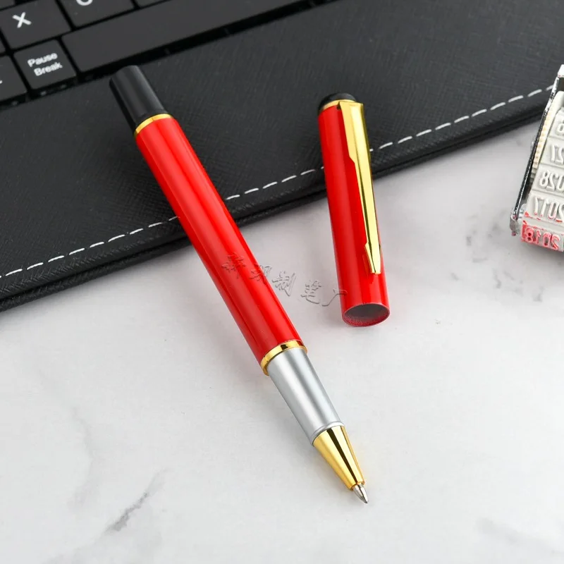 Penna a sfera in metallo di lusso Regalo di scrittura premium per professionisti Design con inchiostro liscio Cancelleria per materiale scolastico per ufficio alla moda 3