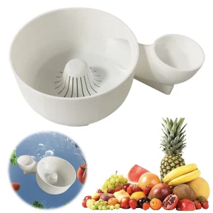 Ciotola per lavaggio frutta portatile Lavatrice per verdure Cestino per lavaggio frutta e verdura per la preparazione dei pasti in cucina domestica 1