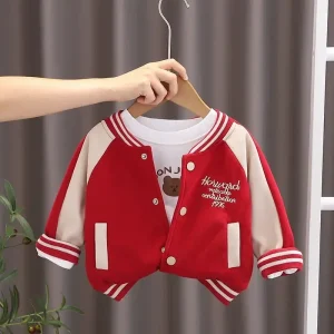 Ragazzi Ragazze Cappotti Bambino Infantile Giacca sportiva casual Bambini Vestiti per le vacanze per bambini 1 2 3 4 5 anni Primavera Autunno Bambini 1