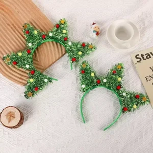 Decorazione della festa di natale fascia per capelli albero di natale stella palla per capelli decorazione fascia per capelli decorazione per bambini fascia regalo 1