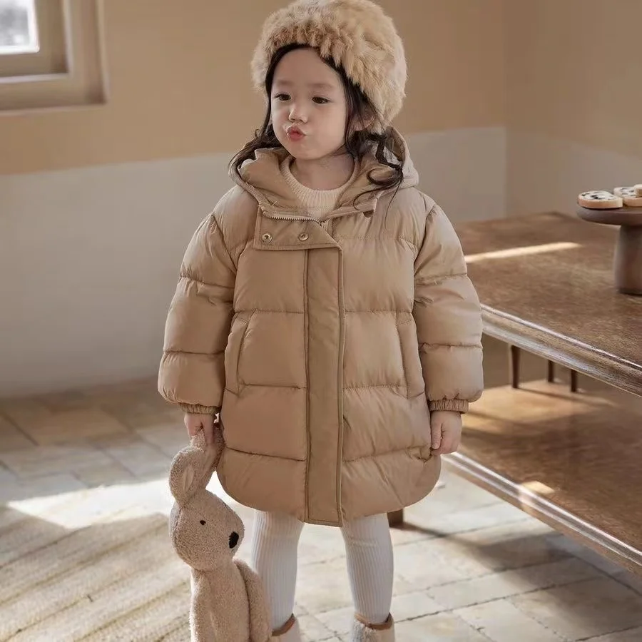 Ragazzi Ragazze Piumini Bambino Inverno Giacche imbottite in cotone Bambini Spessore caldo cotone con cappuccio Parka Bambini Autunno Capispalla 3-10 anni 3