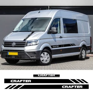 Adesivi per auto Camper Camper Van Grafica Strisce Decalcomanie per Volkswagen VW Crafter Auto Copertura in vinile Accessori per la tuning del veicolo 1