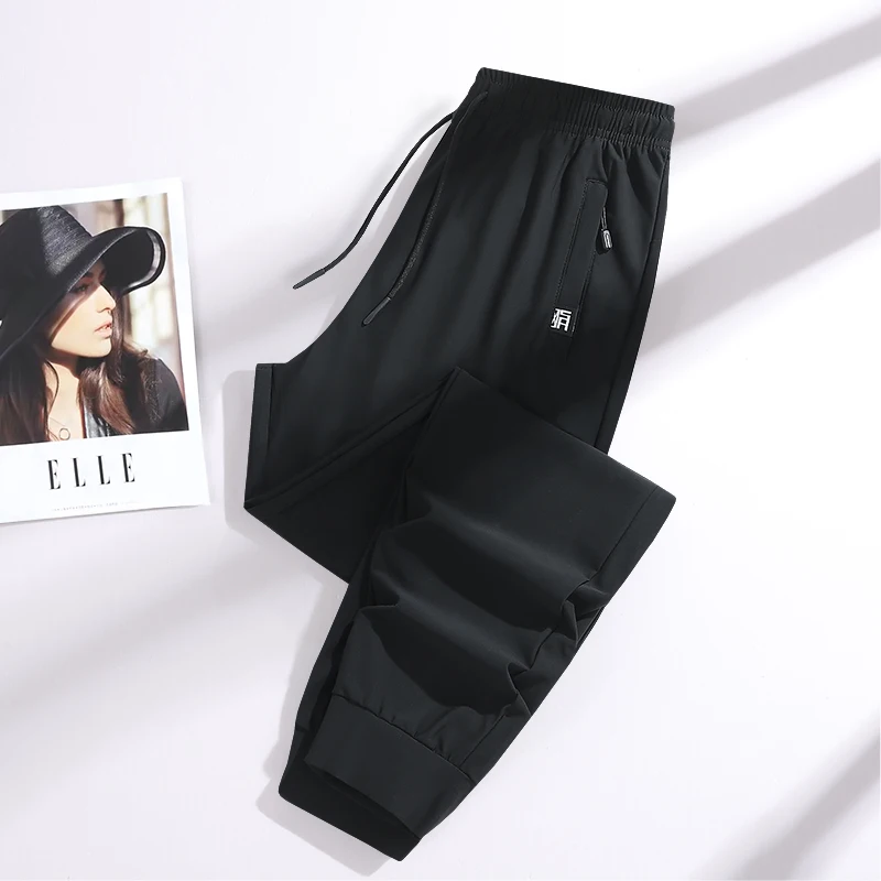 Pantaloni da donna Taglie forti 40-120 kg 6XL 7XL 8XL Pantaloni sportivi primaverili Pantaloni lunghi Taglie forti Abbigliamento donna Pantaloni estivi da ghiaccio femminili 4