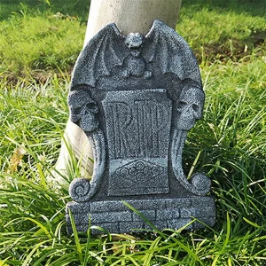2023 decorazioni di Halloween cimitero lapide cimitero 4 segni diversi atmosfera Horror Mini lapidi teschi accessori 1