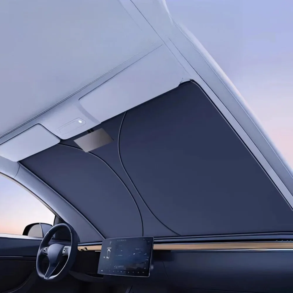 Parabrezza per auto pieghevole Copertura parasole Protezione visiera Interno Anti UV Parabrezza parasole Accessori auto 1