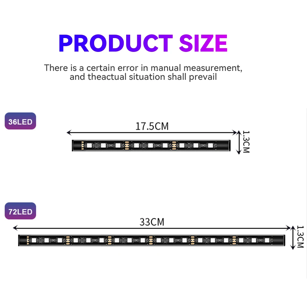 Nuove luci sottosmalto per atmosfera moto Kit luci a LED App telecomando RGB impermeabile per Yamaha BMW Harley Suzuki 3