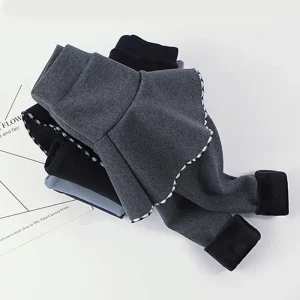 Pantaloni leggings invernali per ragazze Pantaloni per bambini Legging in pile per ragazze Spessi caldi Falsi due pezzi Culotte Pantaloni gonna per bambini 1