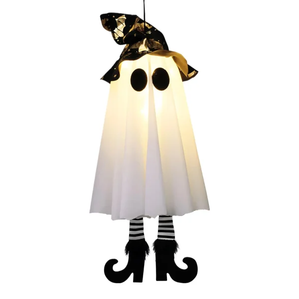 Decorazioni di Halloween LED illuminano il fantasma della strega per la festa di Halloween Decorazione del cortile per interni ed esterni per la casa Regalo di ornamenti pendenti spaventosi 3