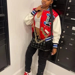 Bomber da Baseball donna Streetwear Plus Size cappotti invernali giacca a coste manica lunga Patchwork giacca Dropshipping all'ingrosso 1