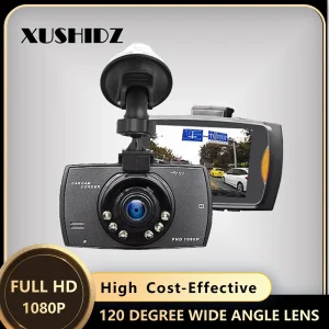 XUSHIDZ 1080P Dash Camera Telecamera per auto Visione notturna Videoregistratore per veicoli Dashcam DVR Registrazione in loop Q02 Alta conveniente 1