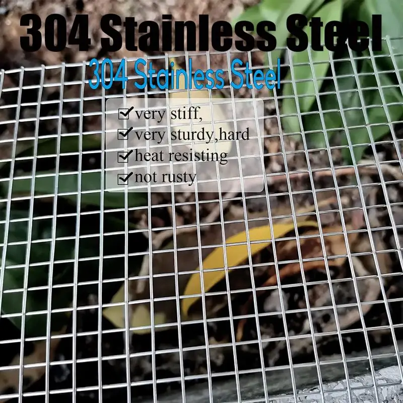 4-100Mesh 304 Filtro a rete in acciaio inossidabile Rete frontale in metallo Riparazione Fix Mesh Filtrazione Filo tessuto Screening Foglio Filtro 3