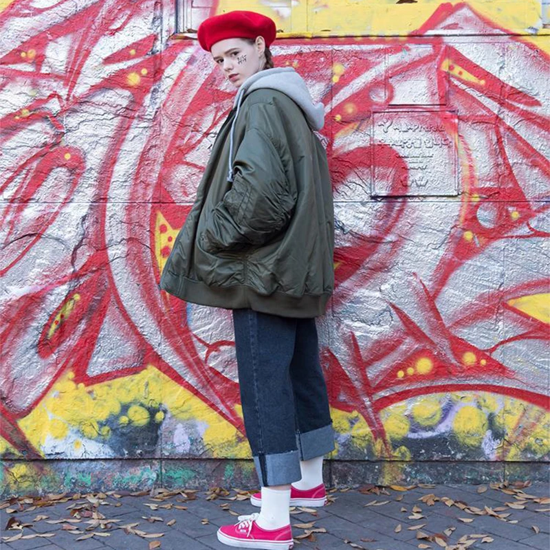 2025 Inverno oversize MA-1 con cappuccio streetwear hip hop esercito cappotti militari vestiti bomber volo giacca pilota dell'aeronautica da uomo 3